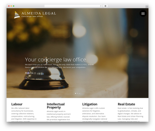 Theme WordPress Divi - almeidalegal.com