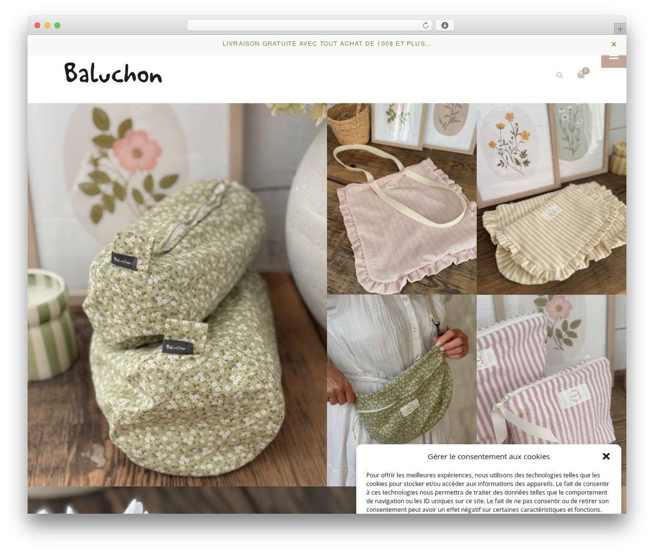 Theme WordPress Rigid Child - baluchonaccessoire.ca