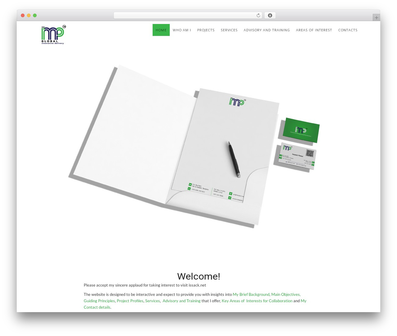 WordPress theme QOON - issack.net