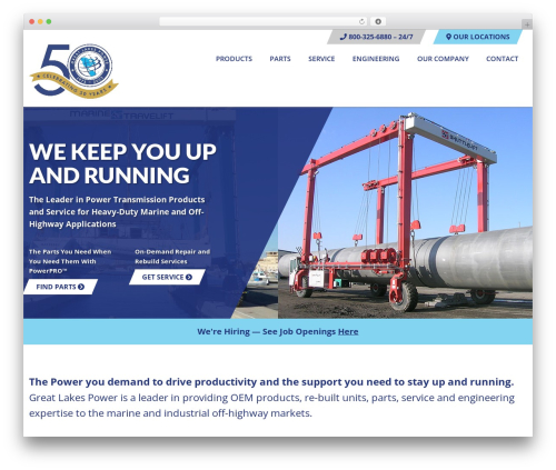 WordPress theme Visia Base Theme - glpower.com