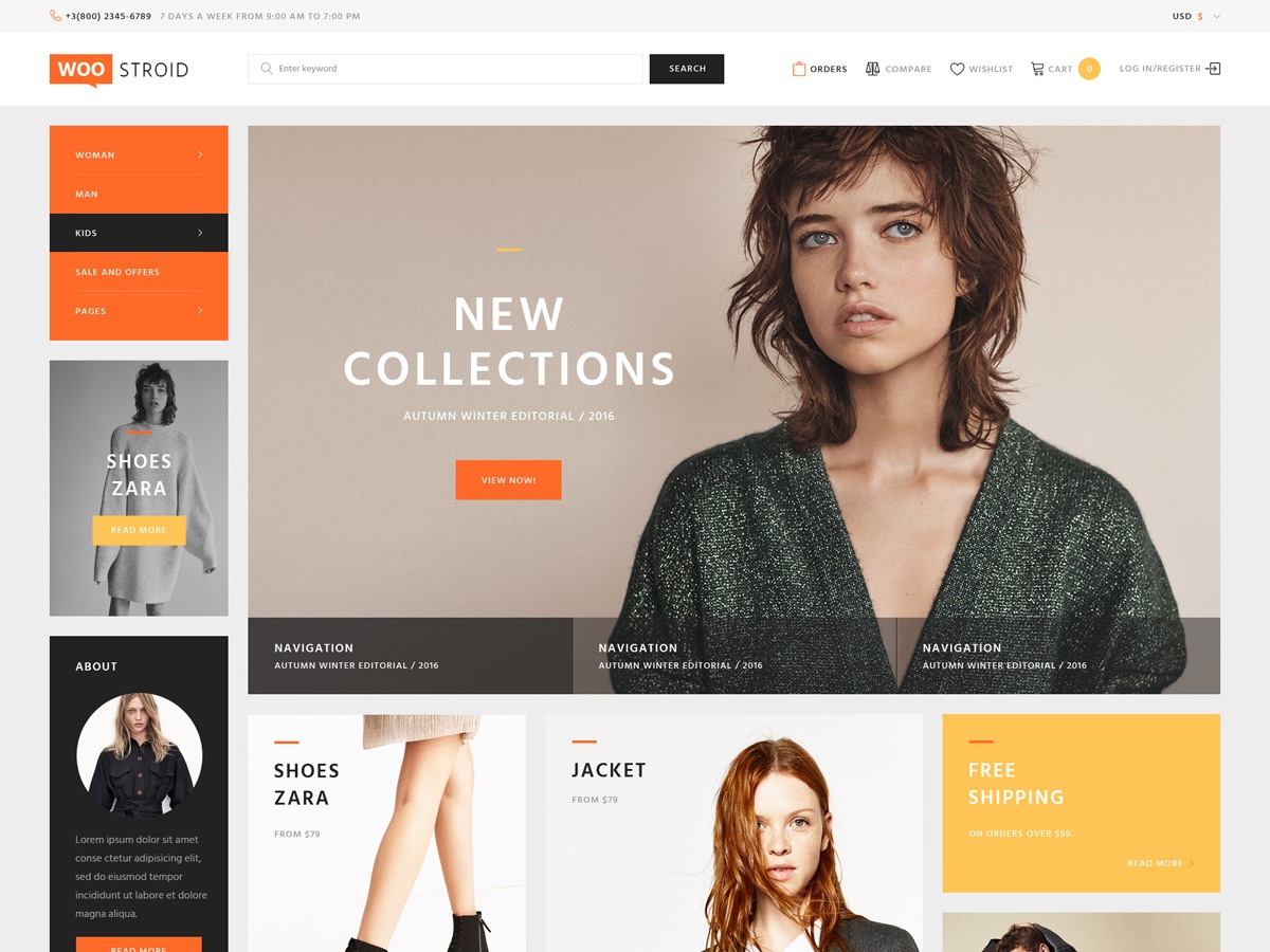 WordPress theme Woostroid Child by Jetimpex