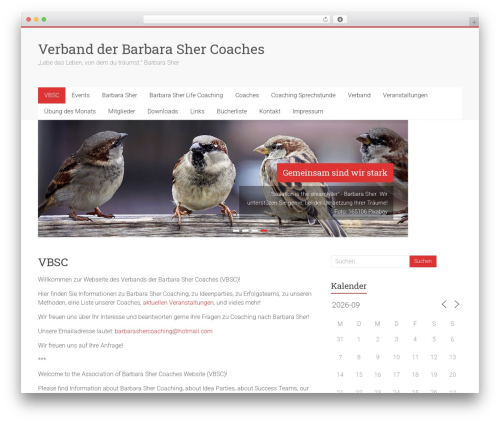 WP theme Accelerate - barbarashercoaching.org
