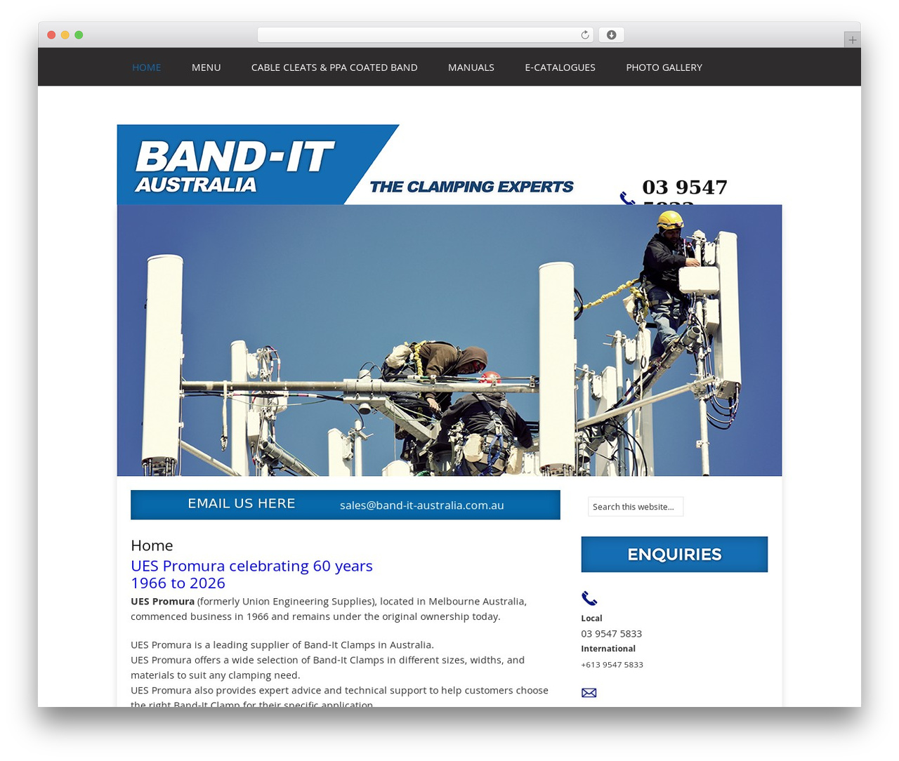 Catalyst WordPress page theme - band-it-australia.com.au Catalyst WordPress page theme - band-it-australia.com.au