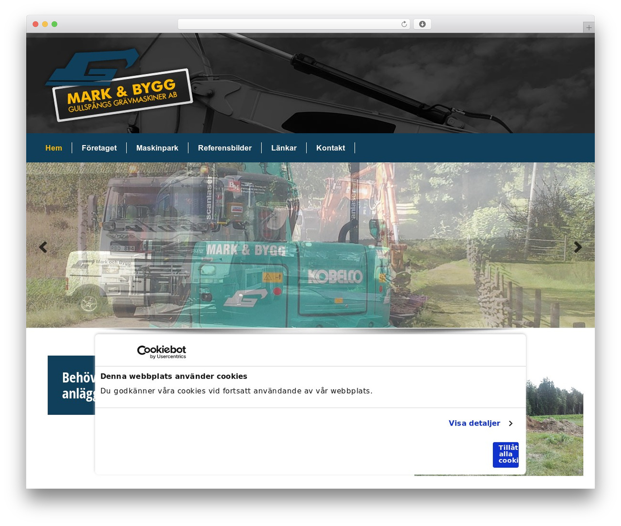 CMS cmsvrx system WordPress theme design - www.markochbygg.se