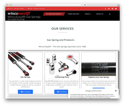 Frontech theme WordPress - winco-easylift.com