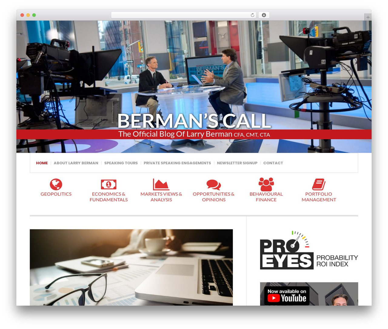 JustWrite WordPress theme - bermanscall.com