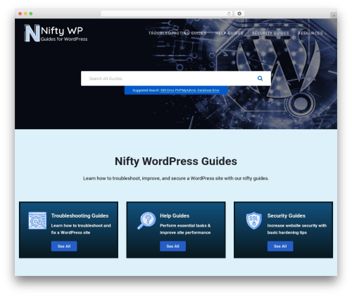 Lore WordPress theme - niftywp.com