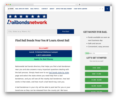 Nucleare free WordPress theme - bailbondsnetwork.com