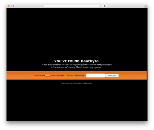 Theme WordPress LaunchPad - beatbyte.com