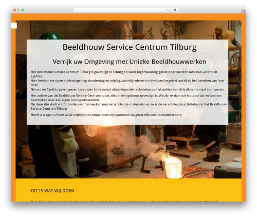 Themify Stack premium WordPress theme - beeldhouwatelier.com