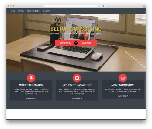 Unconditional WordPress theme - beltondmc.com
