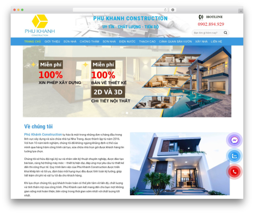 WEBDAITIN.COM WordPress theme - suachuaxaydungnhatrang.com