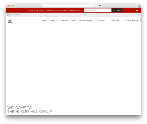 WordPress theme Elos Wordpress Theme - huxleyhill.com