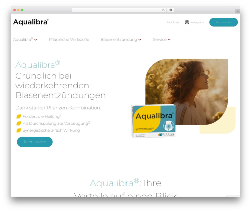 WordPress theme wp-hero - aqualibra.de