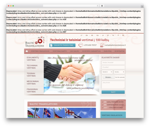 World Flag (world-flag) free WordPress plugin - baltictranslations.lt