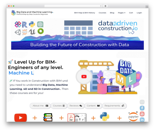 Docent Pro WordPress ecommerce theme - bigdataconstruction.com