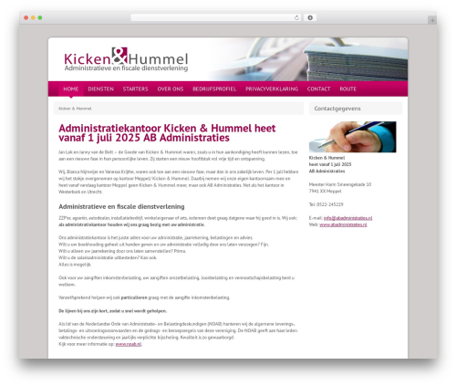 Expound best WordPress theme - kickenhummel.nl