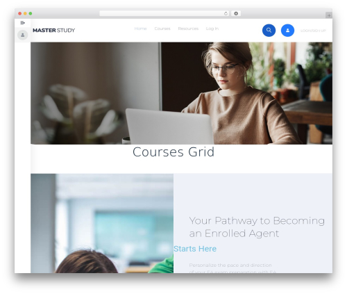 Masterstudy LMS Starter theme WordPress - enrolledagent-prep.com