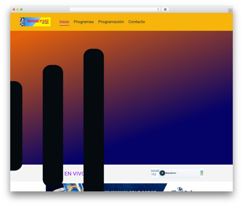 Sinatra WordPress theme - mamey102.com