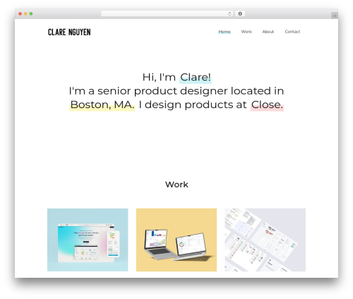 Theme WordPress Anders - clarenguyen.com