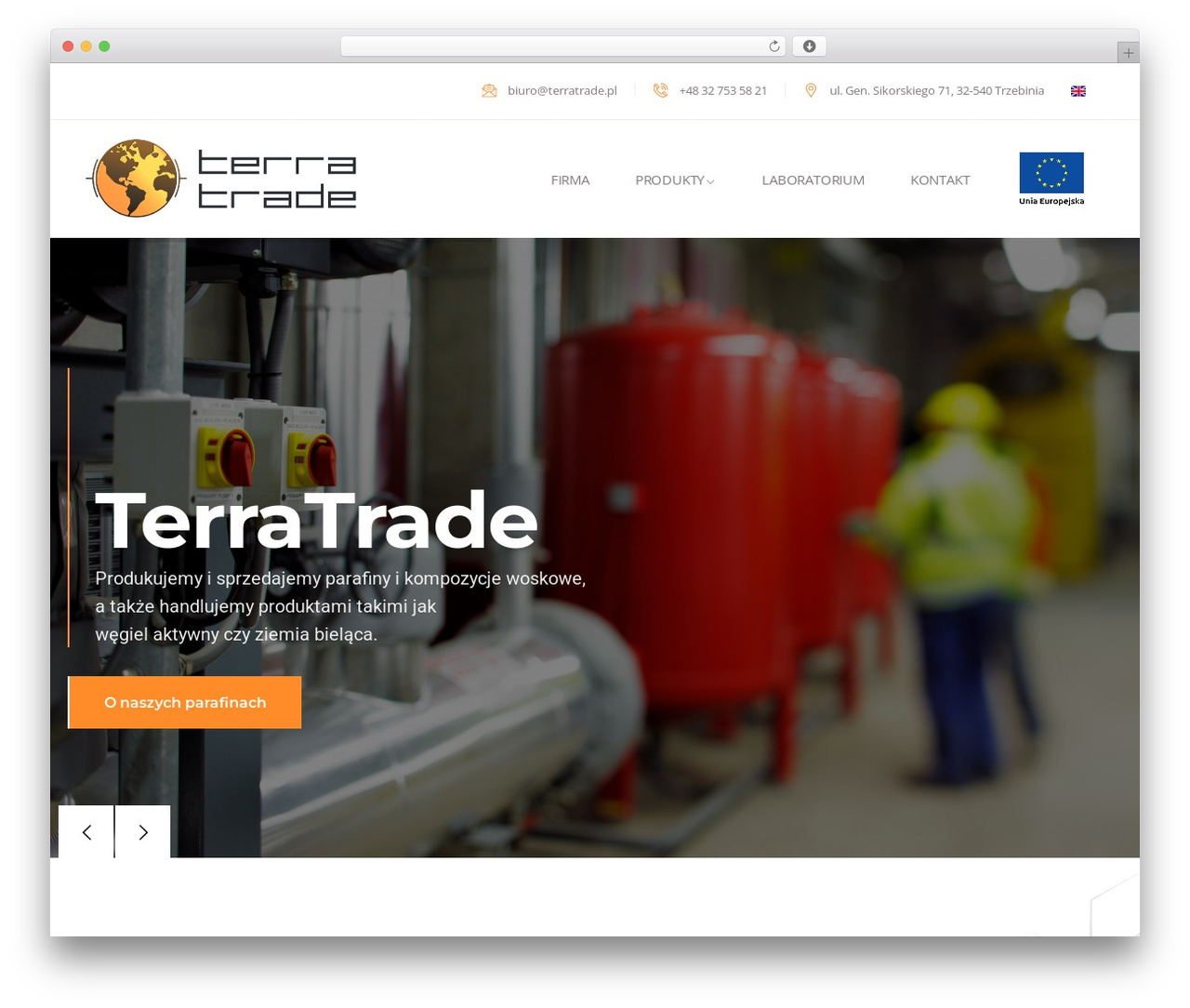 Theme WordPress Codesk - terratrade.pl