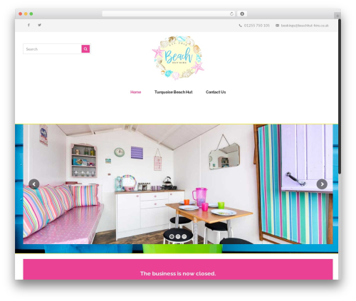 Theme WordPress Electrify - beachhut-hire.co.uk