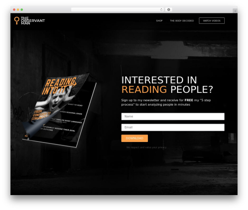 Theme WordPress Hello Elementor - theobservantman.com