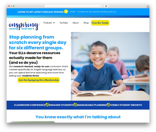 Theme WordPress Page Builder Framework - inspiringyounglearners.com