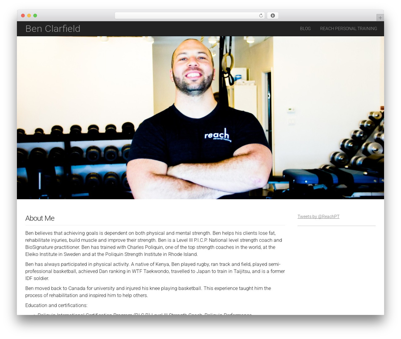 WordPress theme National Basic - benclarfield.com