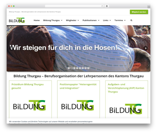 Beep WordPress theme - bildungthurgau.ch