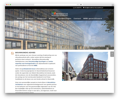 benedictus theme WordPress - benedictus-bouwadvies.nl