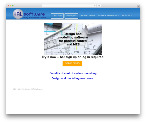Canvas WordPress theme - hal-software.com Canvas WordPress theme - hal-software.com