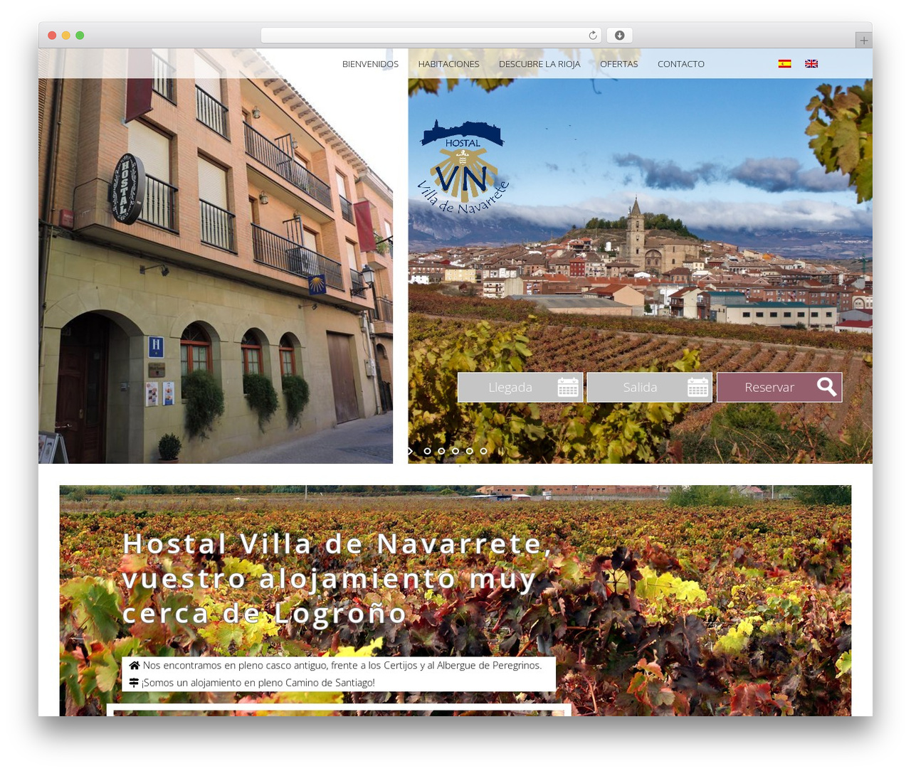 Elision theme WordPress - hostalvilladenavarrete.com