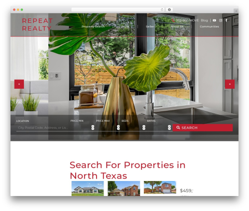 IXACT Framework best WordPress theme - repeatrealty.com
