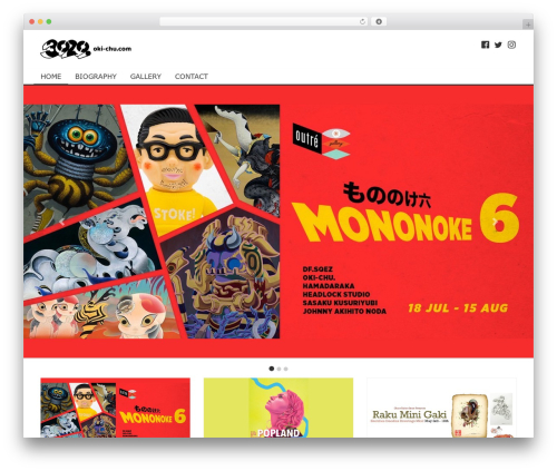 LIQUID LIGHT WordPress theme - oki-chu.com