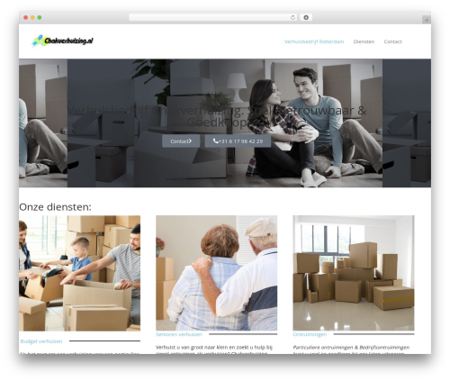 moverpro theme WordPress - chakverhuizing.nl