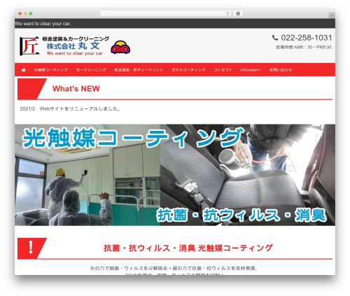 WordPress theme Weluka Theme 00 - car-marubun.com