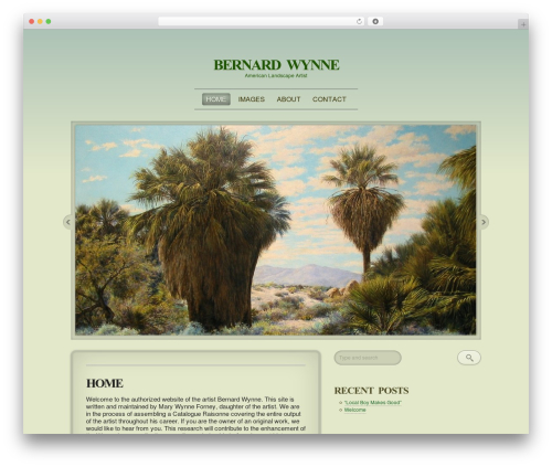 WordPress theme Angelo - bernardwynne.com