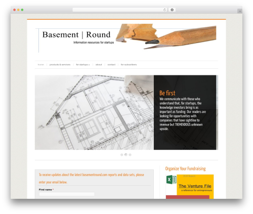 WordPress theme Cleanex - basementround.com