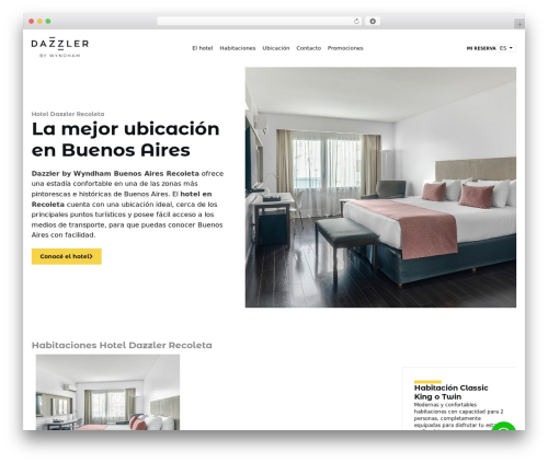 WordPress theme Dazzler Theme - dazzlerrecoleta.com
