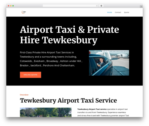 Divi nitro WordPress plugin - tewkesburyairporttaxi.co.uk