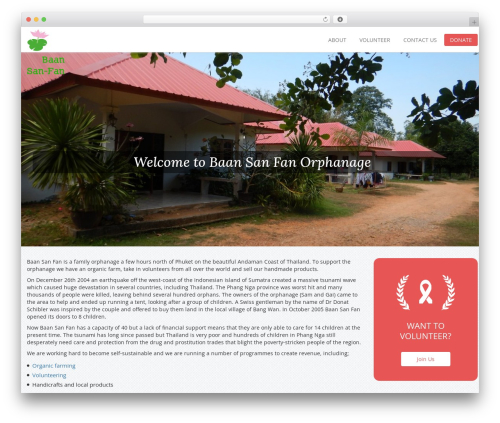 WordPress theme Savior - baansanfan.org
