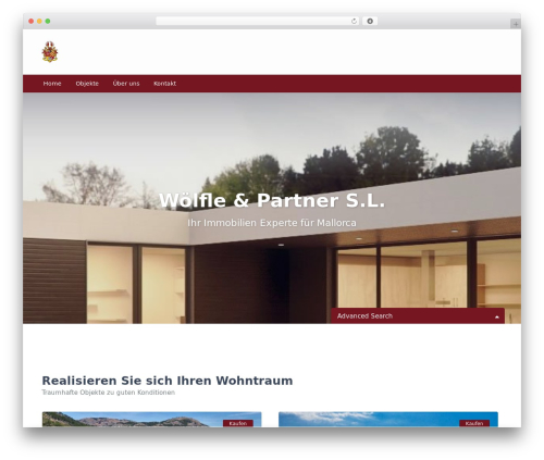 WordPress theme WpResidence - woelfle-partner.com