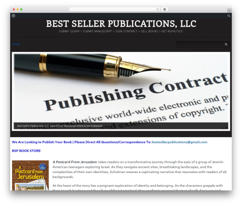 cherry theme WordPress - bestsellerpublications.com