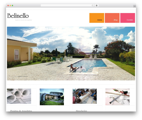 cherry WordPress theme - belinello.com.br
