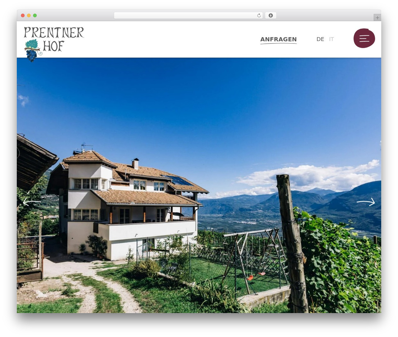 effekt theme WordPress - prentnerhof.it