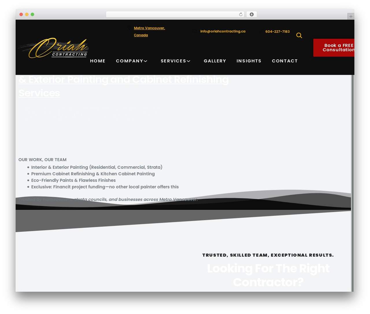 Elevate theme WordPress - oriahcontracting.ca Elevate theme WordPress - oriahcontracting.ca