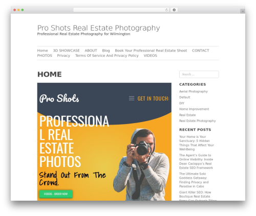 Elucidate WordPress theme - boudoirwilmington.com