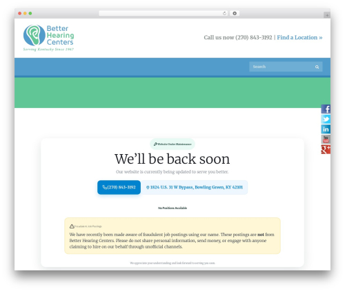 Arscode social slider WordPress plugin - betterhearingcenters.org