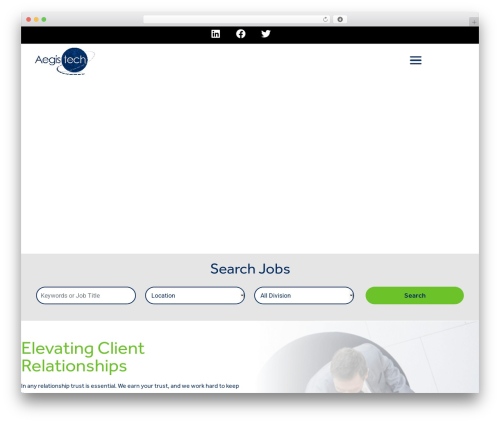 Hello Elementor WordPress website theme - aegistech.com